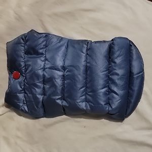 Down filled dog jacket